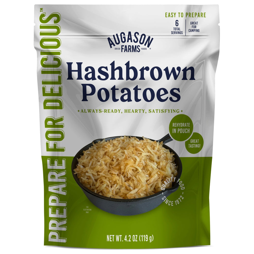 Augason Farms Hashbrown Potatoes Pouch - 6 Servings