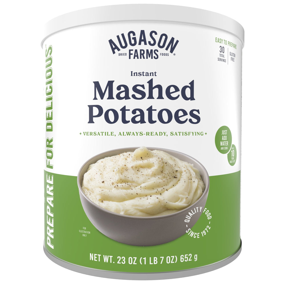 Augason Farms Instant Mashed Potatoes Can - 30 Servings