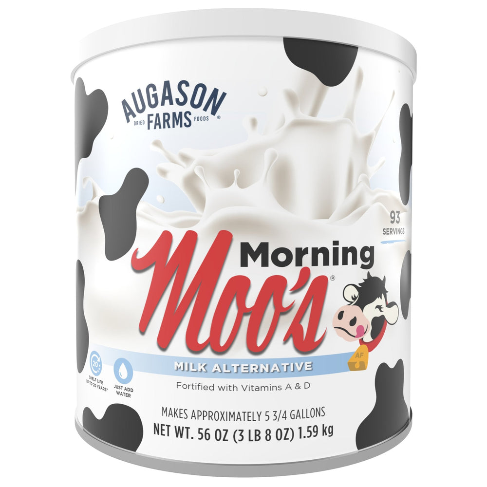 Augason Farms Morning Moo's Milk Alternative Can - 93 Servings