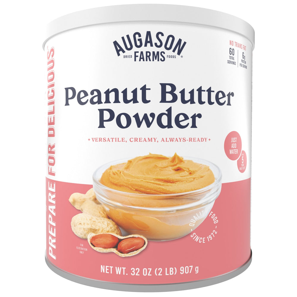 Augason Farms Peanut Butter Powder Can - 60 Servings