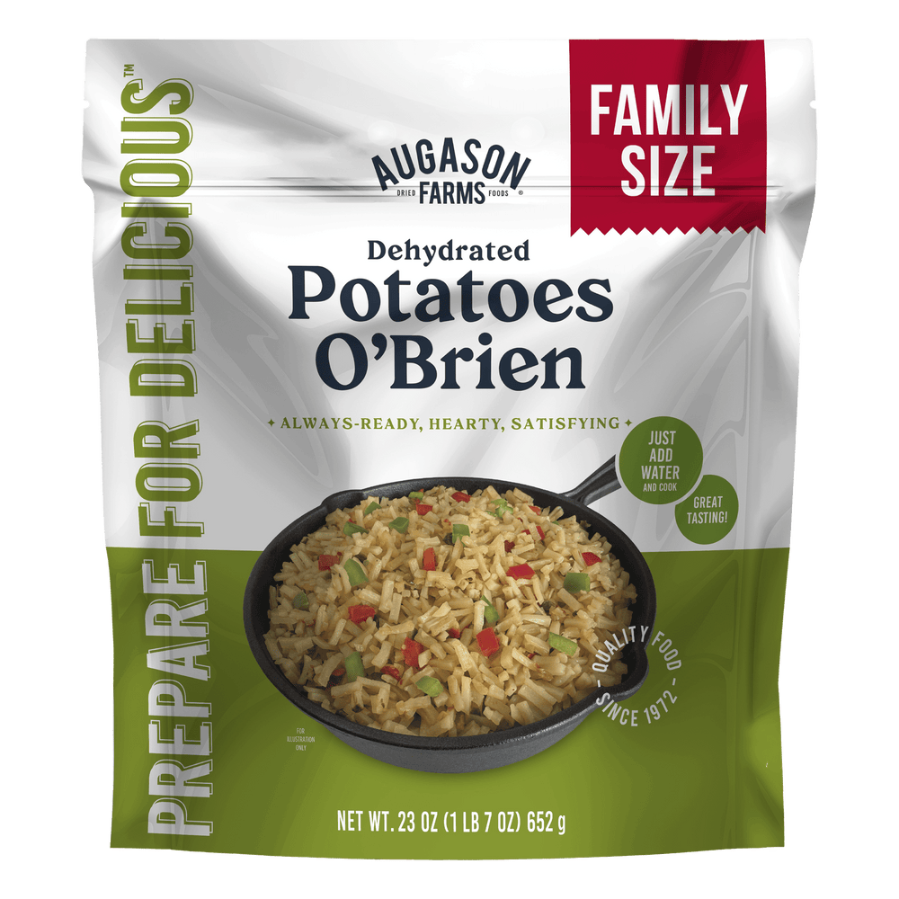 Augason Farms Potatoes O'Brien Family Size Pouch - 18 Servings