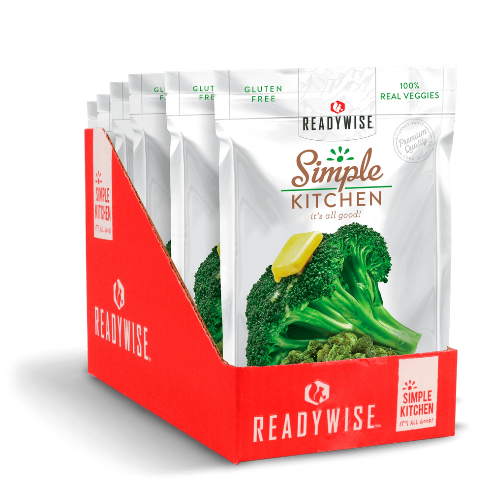 ReadyWise Buttered Broccoli Pouch - 6 Pack