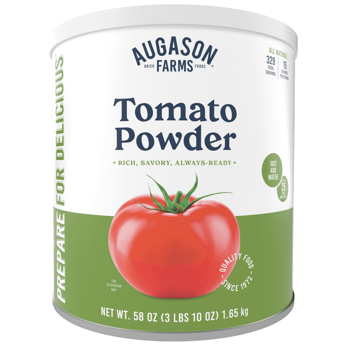 Augason Farms Tomato Powder Can, 329 Servings