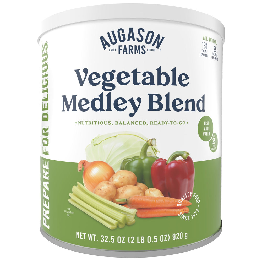 Augason Farms Vegetable Medley Blend Can - 131 Servings