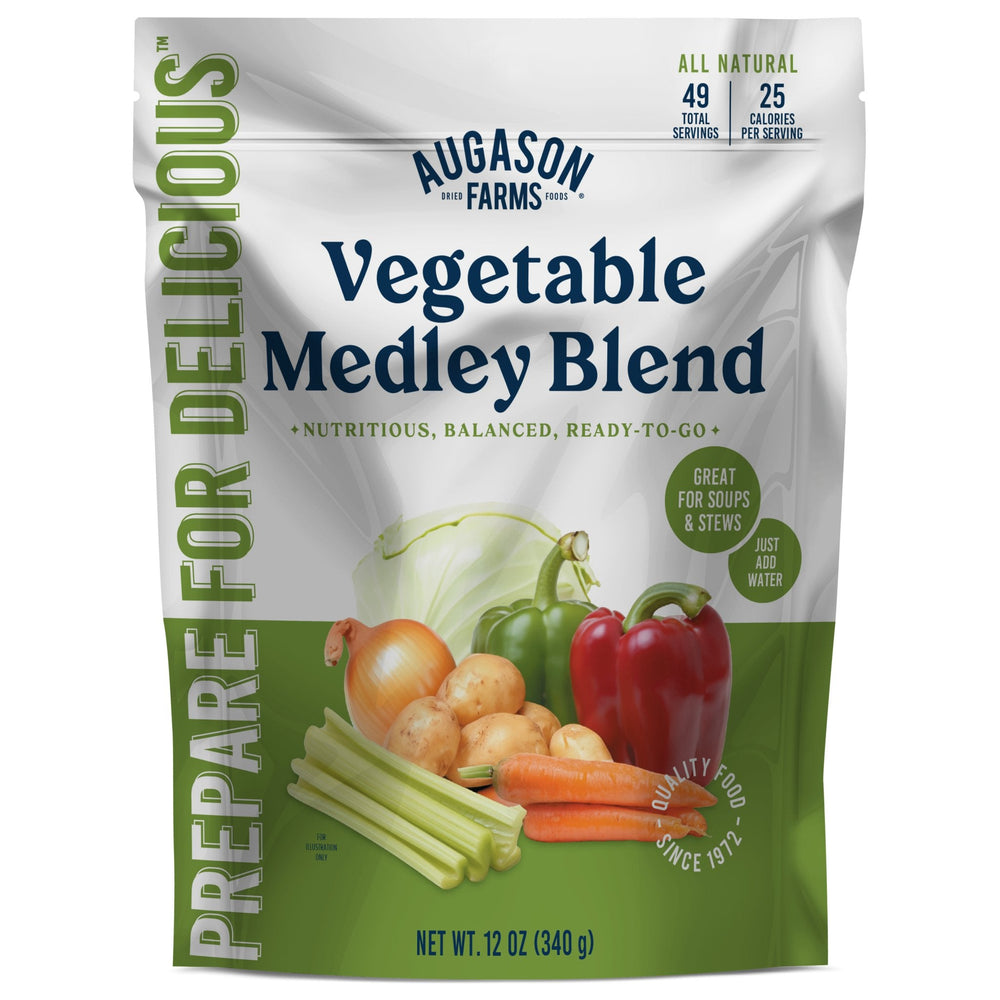 Augason Farms Vegetable Medley Blend Pouch - 49 Servings